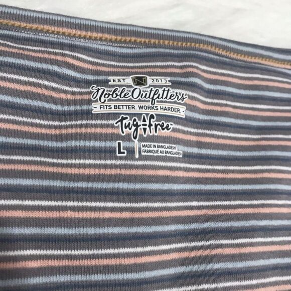 Striped Tank Top Women’s Large Noble Outfitters Tug Free - Picture 10 of 10